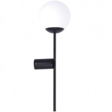 Απλίκα Τοίχου 1xE27 230V Μαύρη ORBIT 002177-026161